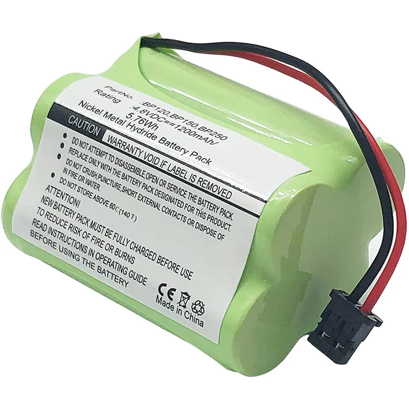 4.8V 1200mAh Akku für Bearcat Sportcat BP120 BP150 BP180 BP250 Uniden BBTY0356001 NASCAR SPORTCAT SC140 SC140B SC150 SC150B SC150Y SC180B