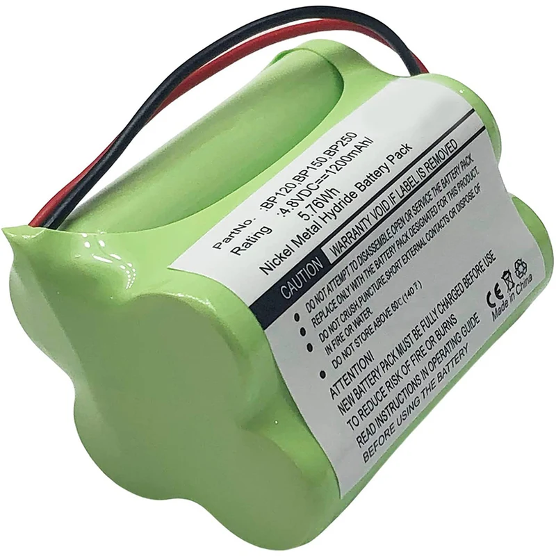 4.8V 1200mAh Akku für Bearcat Sportcat BP120 BP150 BP180 BP250 Uniden BBTY0356001 NASCAR SPORTCAT SC140 SC140B SC150 SC150B SC150Y SC180B