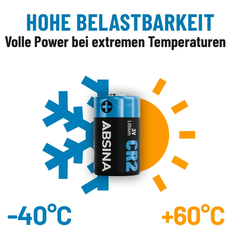CR2 Batterien, 3 V Lithium