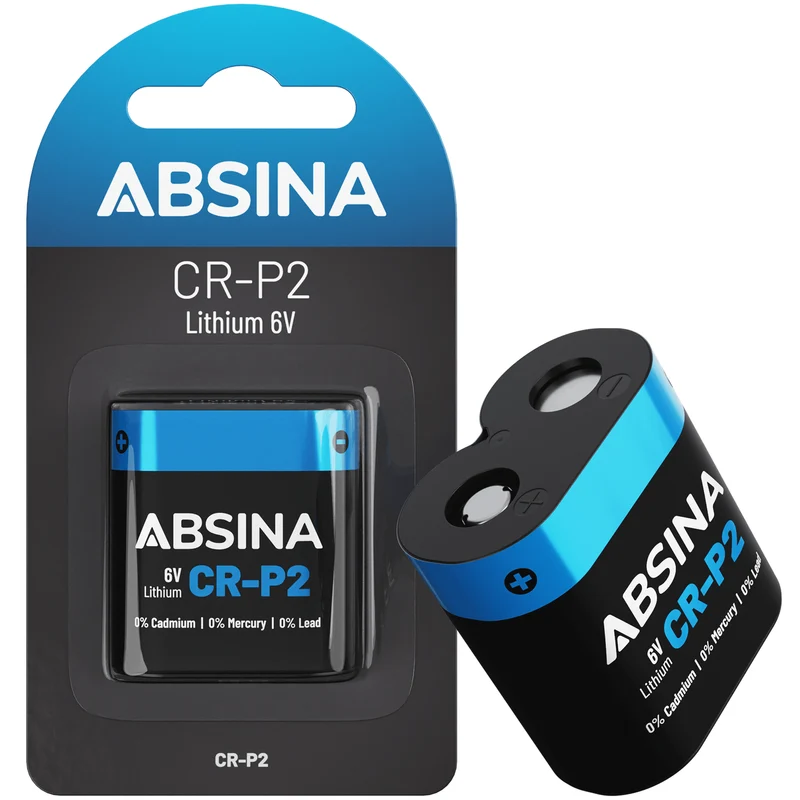 CR P2 Batterie, 6 V Lithium, 1.500 mAh