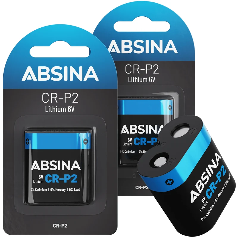 CR P2 Batterie, 6 V Lithium, 1.500 mAh