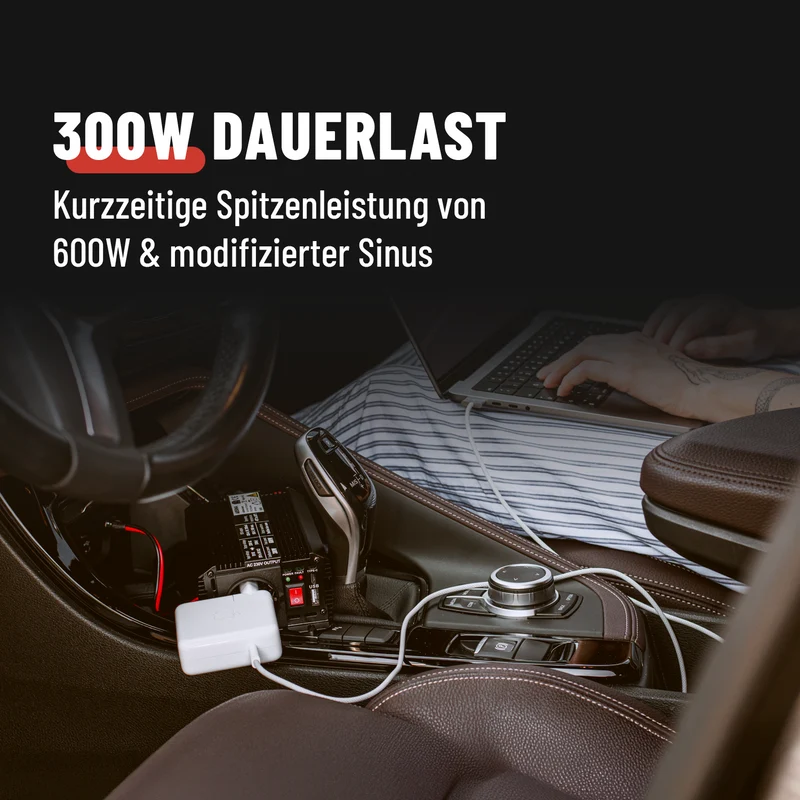 Spannungswandler 12 V auf 230 V, modifizierter Sinus