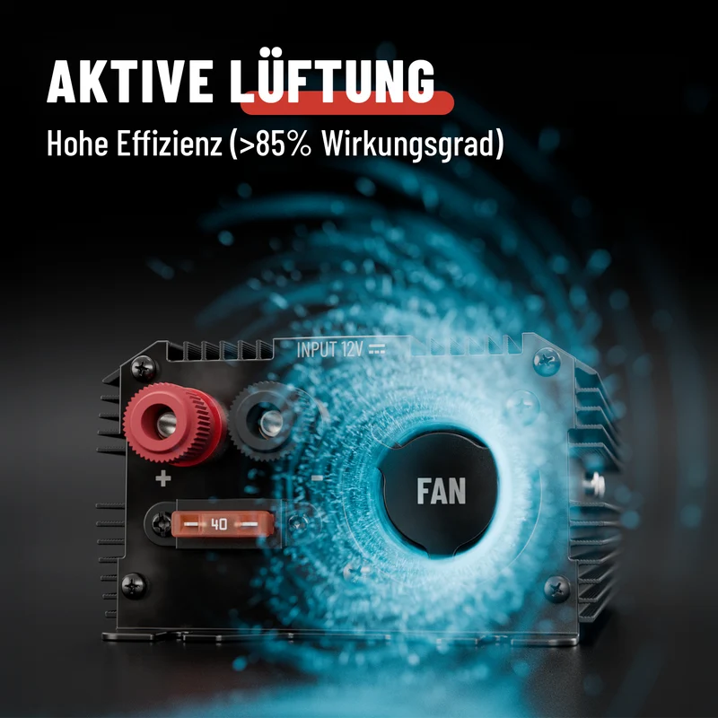 Spannungswandler 12 V auf 230 V, modifizierter Sinus