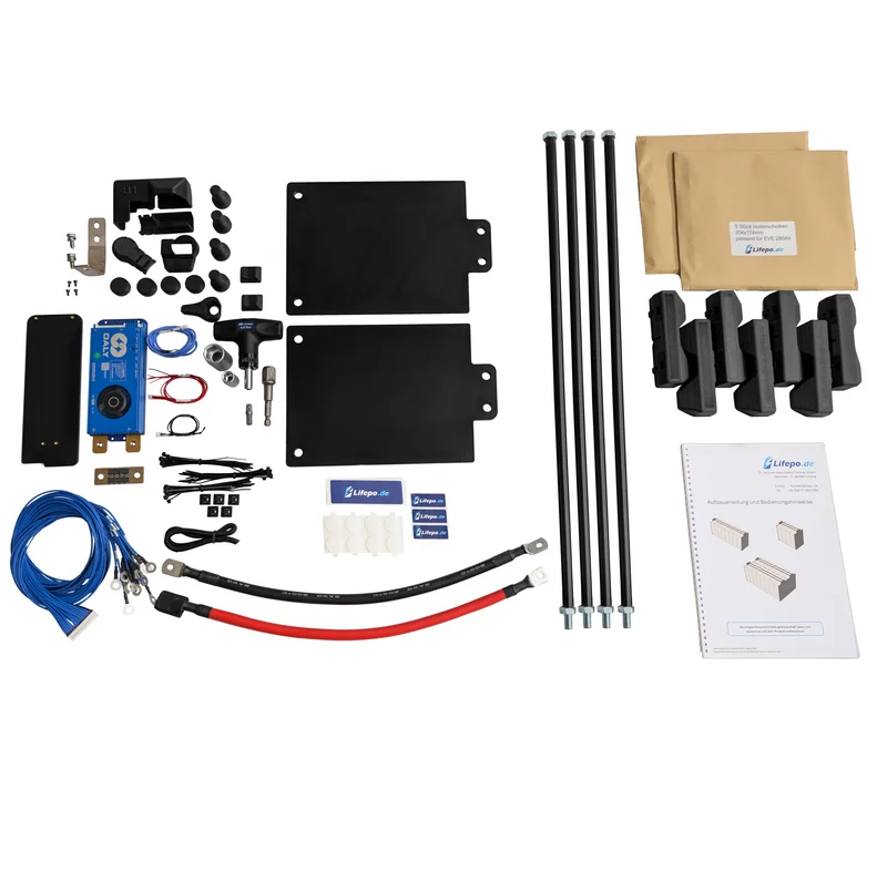 24V 8.5kWh/333Ah einreihig - Premium Lifepo4 Batterie - langlebig, sicher, hergestellt in Deutschland (0%MwSt)