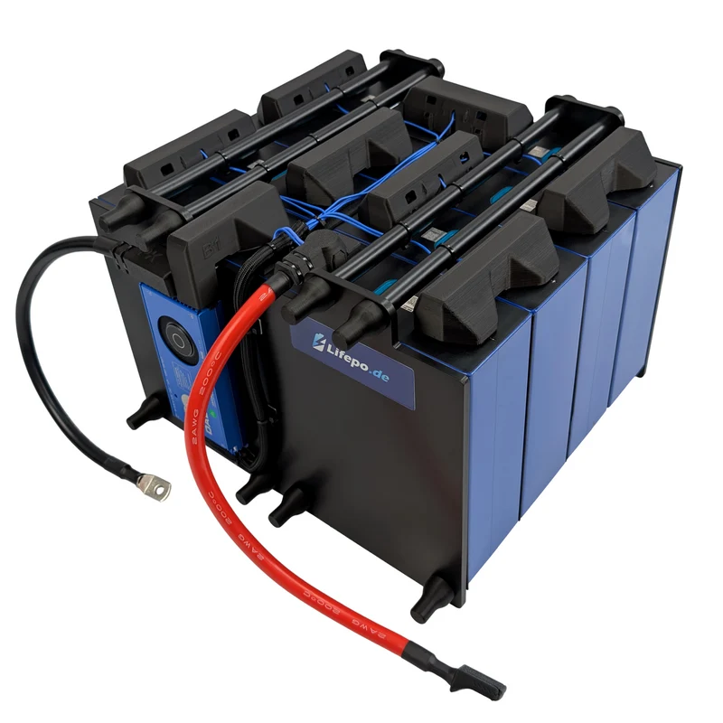 24V 8.5kWh/333Ah zweireihig - Premium Lifepo4 Batterie - langlebig, sicher, hergestellt in Deutschland (0%MwSt)