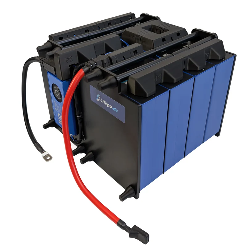 12V 8.5kWh/666Ah zweireihig - Premium Lifepo4 Batterie - langlebig, sicher, hergestellt in Deutschland (0%MwSt)