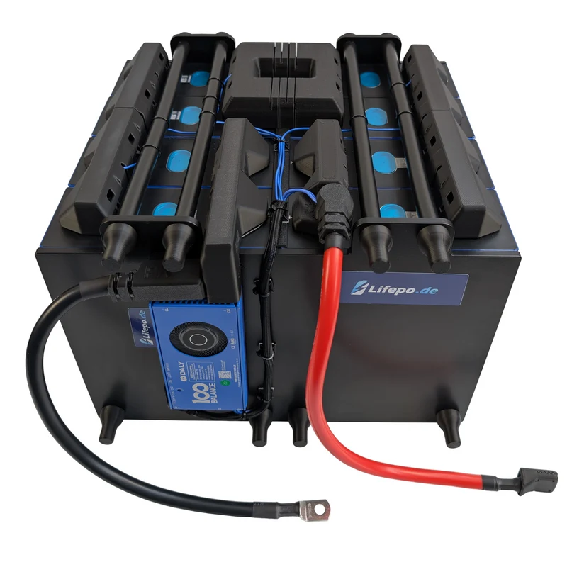 12V 8.5kWh/666Ah zweireihig - Premium Lifepo4 Batterie - langlebig, sicher, hergestellt in Deutschland (0%MwSt)