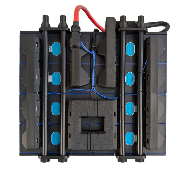 12V 8.5kWh/666Ah zweireihig - Premium Lifepo4 Batterie - langlebig, sicher, hergestellt in Deutschland (0%MwSt)