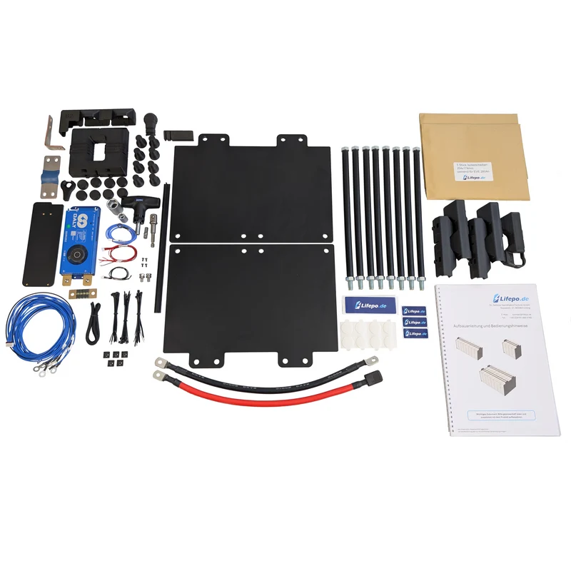 12V 8.5kWh/666Ah zweireihig - Premium Lifepo4 Batterie - langlebig, sicher, hergestellt in Deutschland (0%MwSt)