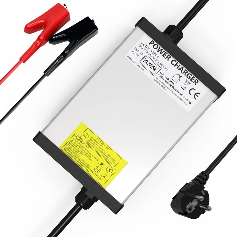 29.2V 25A LiFePO4 Ladegerät Automatisches Intelligentes Batterieladegerät Entwickelt