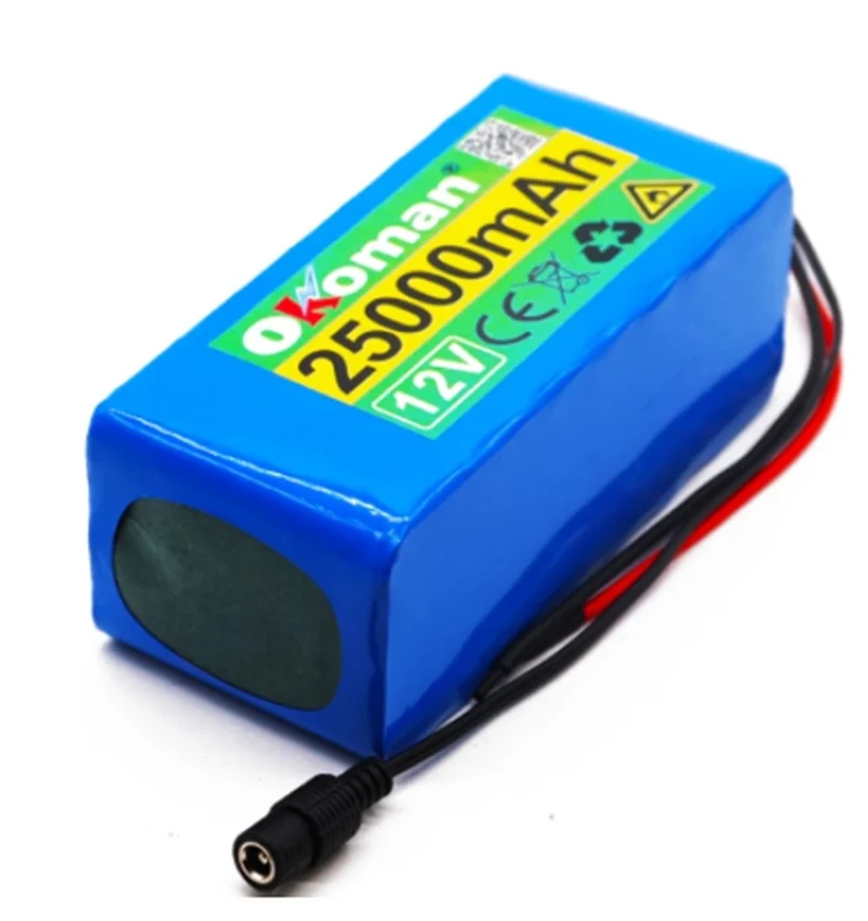 12v 25ah 18650 Lithium Battery Protection Board 12v 25000mAh Inverter Mine Light