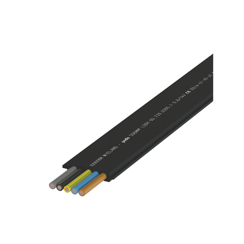 Flachleitung 5G25 schwarz - lfm.
