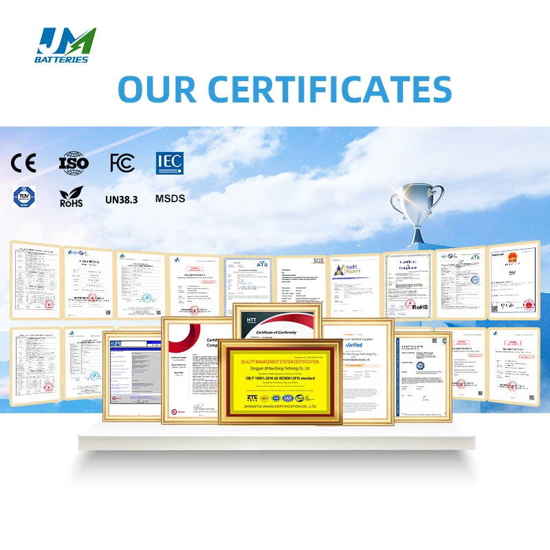JM 48V 800Ah 40kWh LiFePO4 Battery for Home Energy Storage