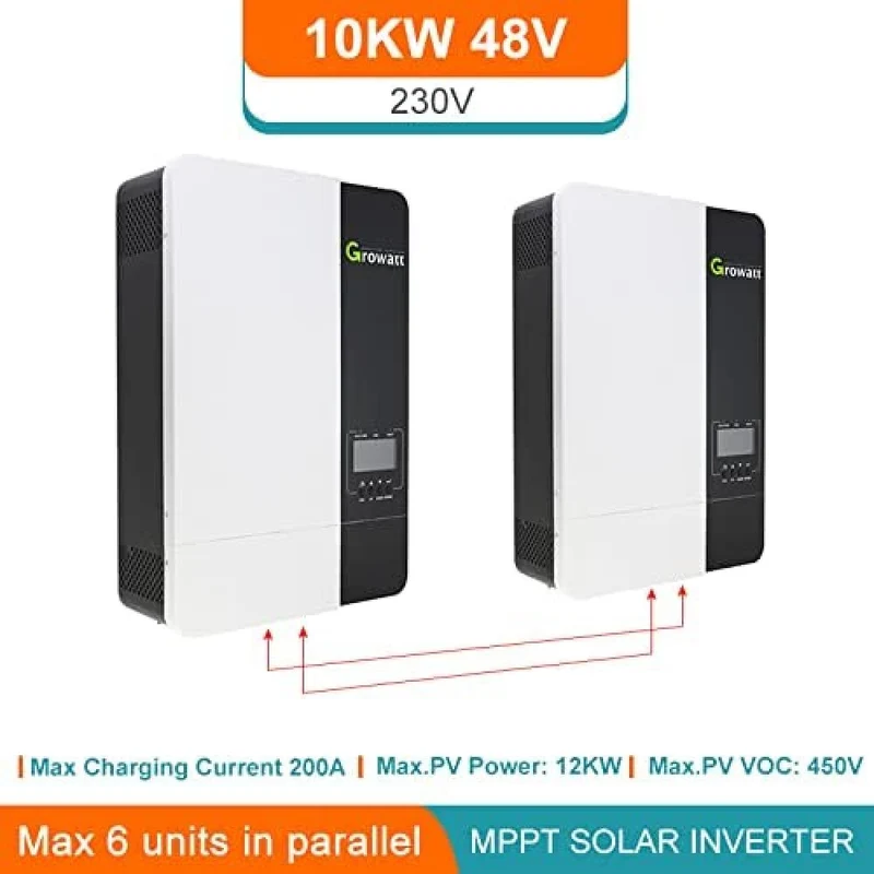 Growatt Solar Off-Grid Energy Storage 240Vac Wechselrichter Lieferant 5kw Wechselrichter 5000es