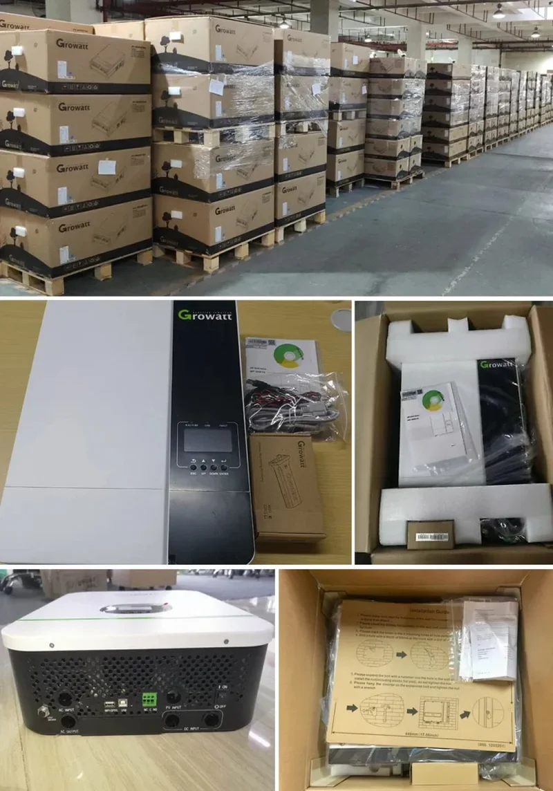 Growatt Solar Off-Grid Energy Storage 240Vac Wechselrichter Lieferant 5kw Wechselrichter 5000es