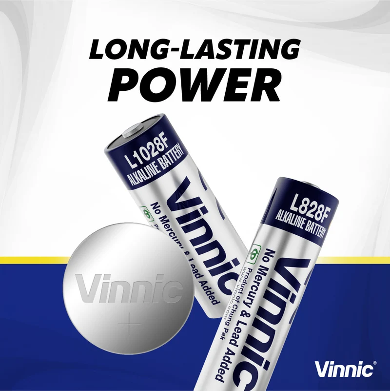 Vinnic - Alkaline Knopfzelle L526F 10er-Pack