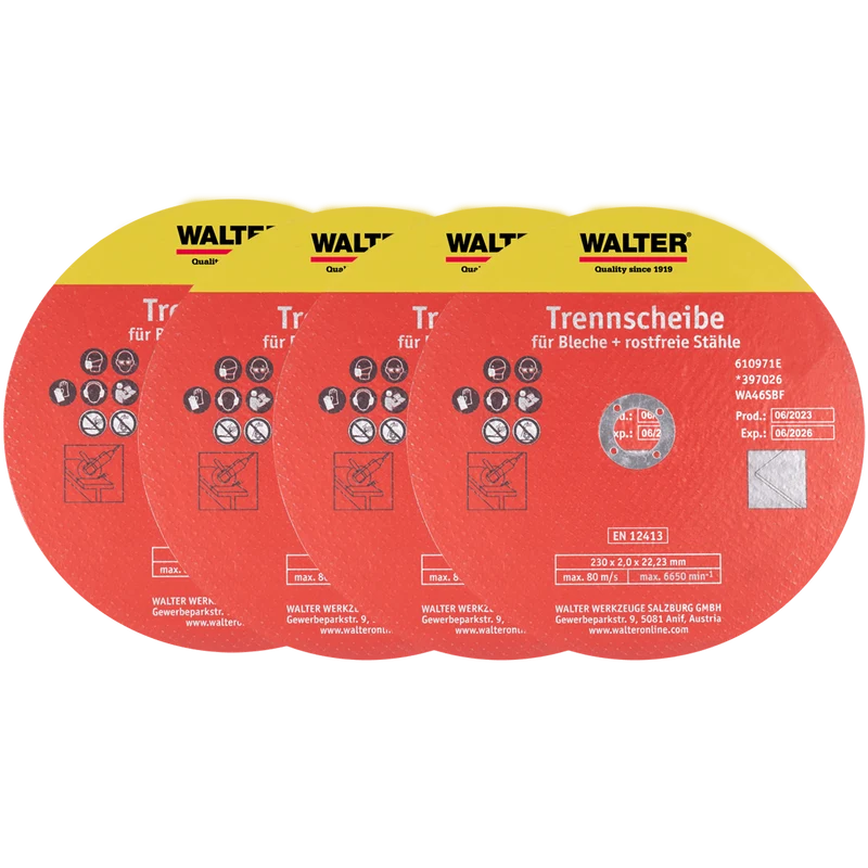 Trennscheiben Set 4-tlg.
