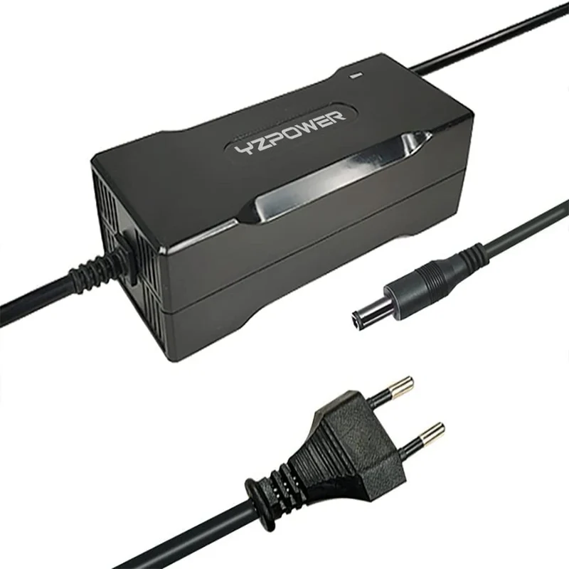 Ladegerät Netzteil Adapter 42V 2A für 36V 8Ah-15Ah Lithium Li-Ion Akkupack mit DC 5,5 x 2,5 mm 5,5 x 2,1 mm