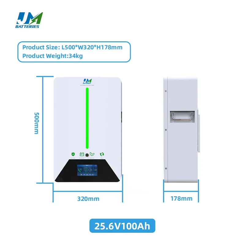 Jm Residential Storage Supplier Wall Mounted AA Lithium Ion Solar Battery for Powerwall Home Energy Storage System