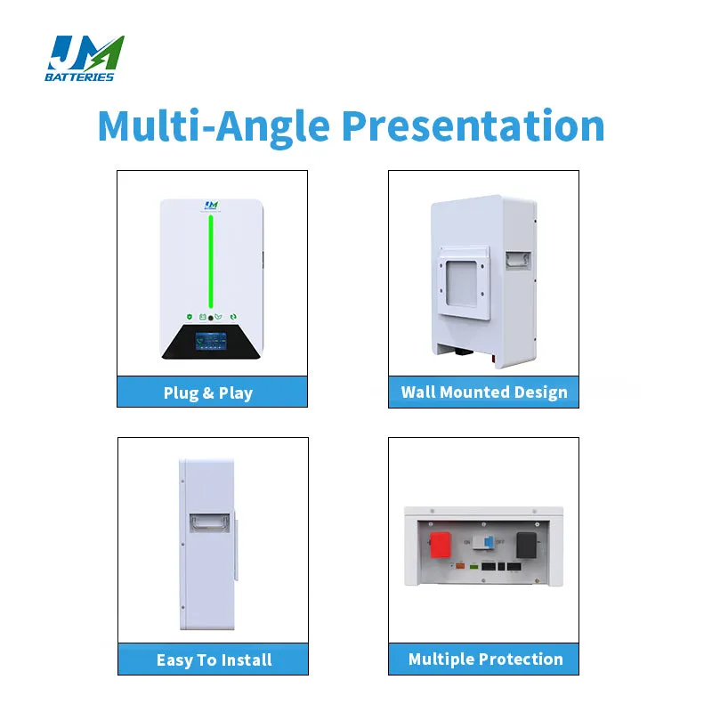 Jm Residential Storage Supplier Wall Mounted AA Lithium Ion Solar Battery for Powerwall Home Energy Storage System