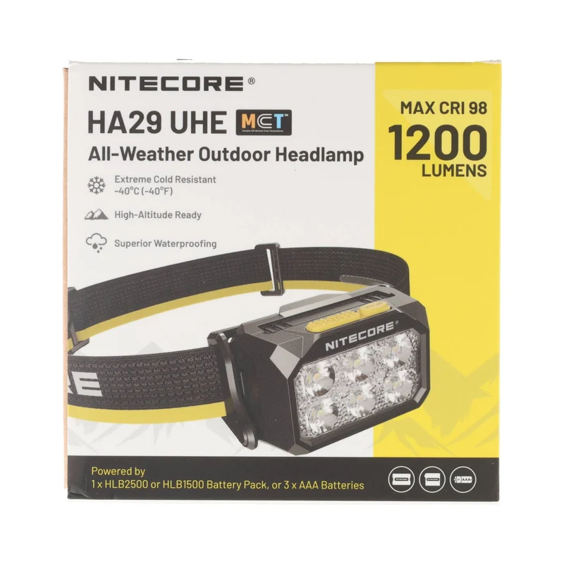 Nitecore HA29 UHE – 1.200 Lumen, kältebeständig
