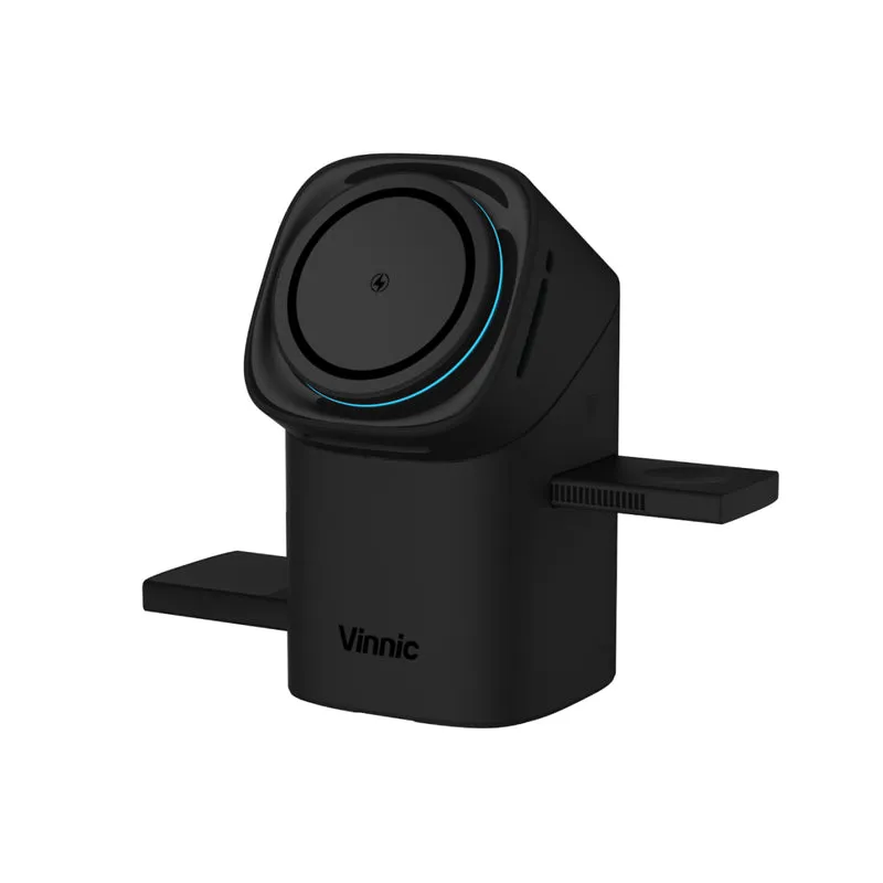 Vinnic OWL PEAK2 3-in-1 MagSafe Ladestation | Auto-Pop-up & Aktive Kühlung