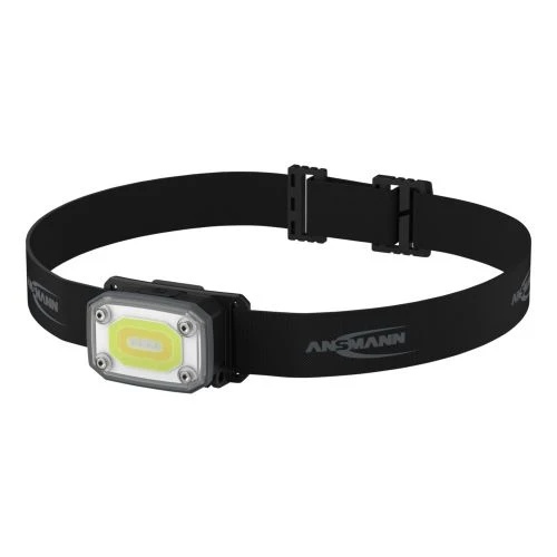 ANSMANN Stirnlampe HD350R 2in1 wiederaufladbar, Schwarz