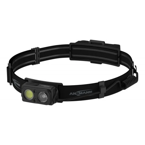 ANSMANN Stirnlampe HD1000RS wiederaufladbar, Schwarz
