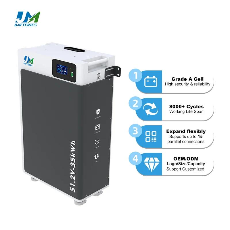 JM Fast Production Lead Time 35kWh Battery Storage Solar for Home