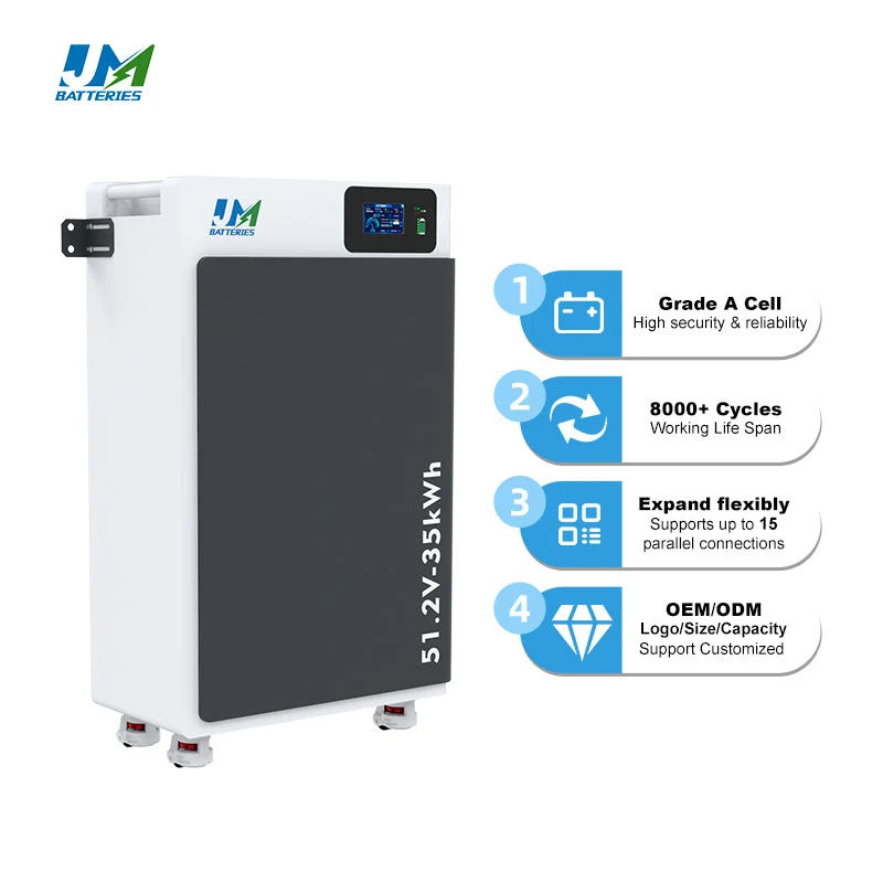 JM Business and Industrial Energy Storage 48V Solar Lithium Battery System