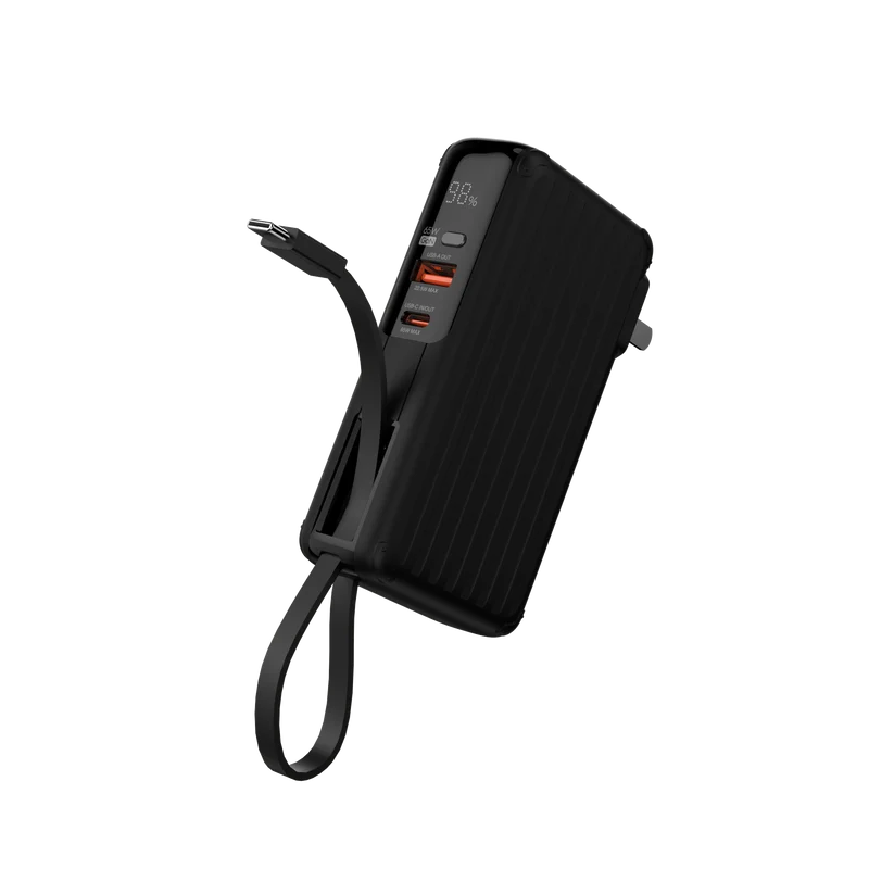Vinnic PANGPOCHE 2 | 10000mAh 65W PD GaN Powerbank & Reise-Ladegerät