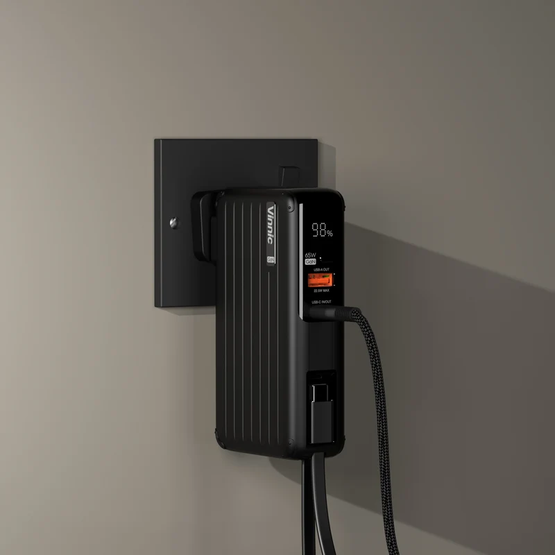 Vinnic PANGPOCHE 2 | 10000mAh 65W PD GaN Powerbank & Reise-Ladegerät