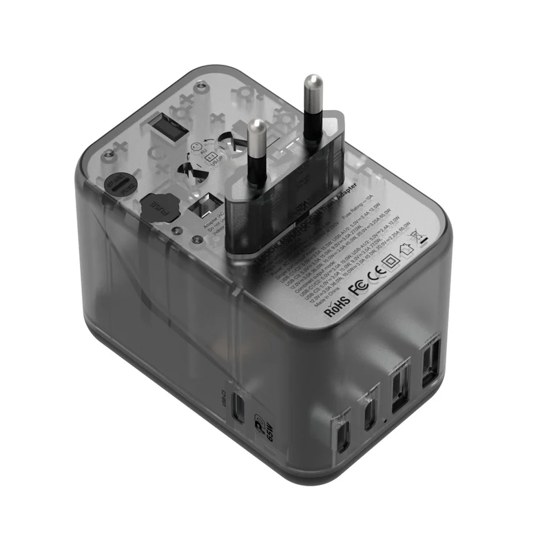 Vinnic TABOCHE 65W PD GaN Weltreiseadapter | All-in-One Universalstecker