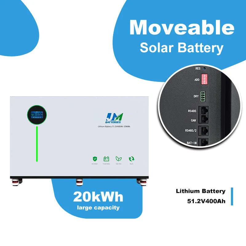 JM 20kwh Residential Home Solar Battery with CE UL UN38.3