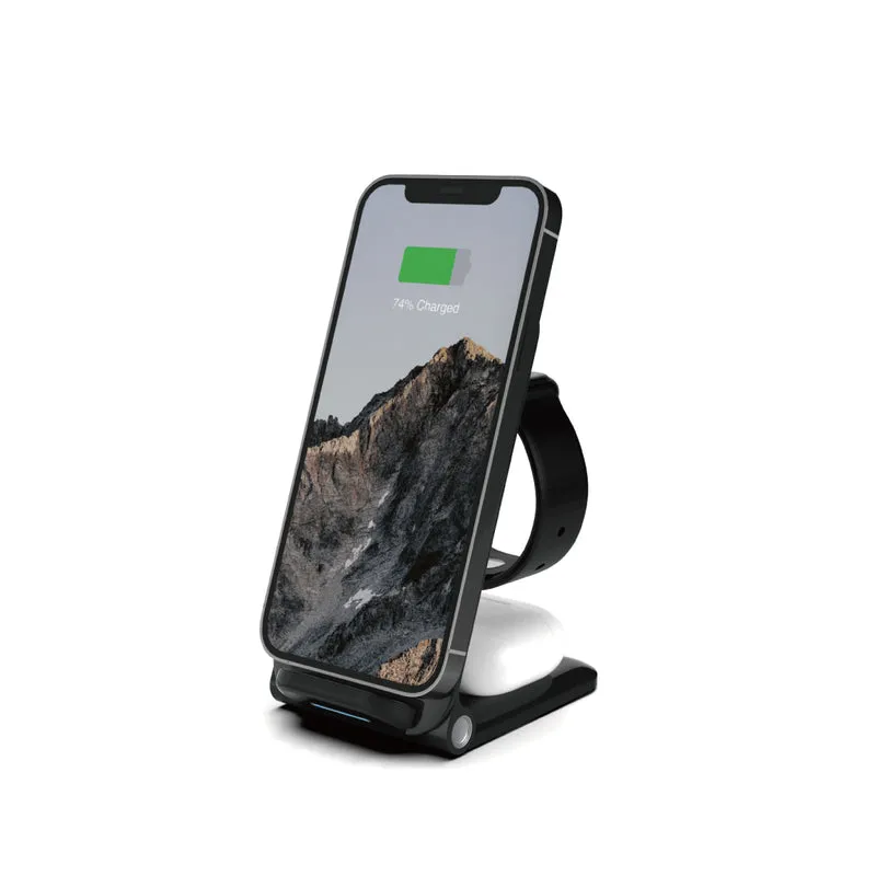 TRIVOR 3-IN-1 Faltbare kabellose Ladestation