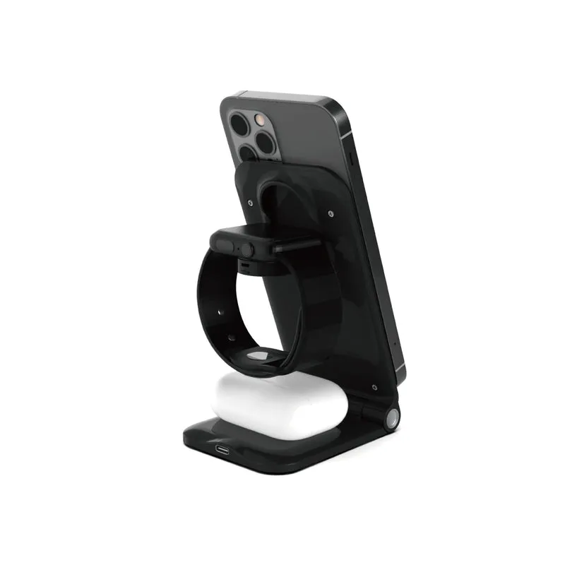 TRIVOR 3-IN-1 Faltbare kabellose Ladestation