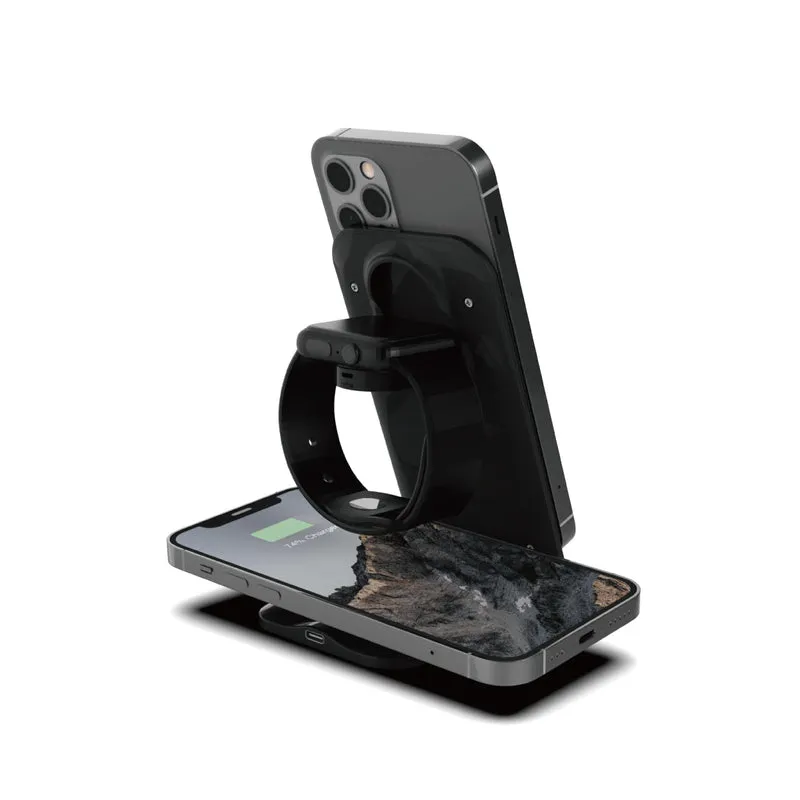 TRIVOR 3-IN-1 Faltbare kabellose Ladestation