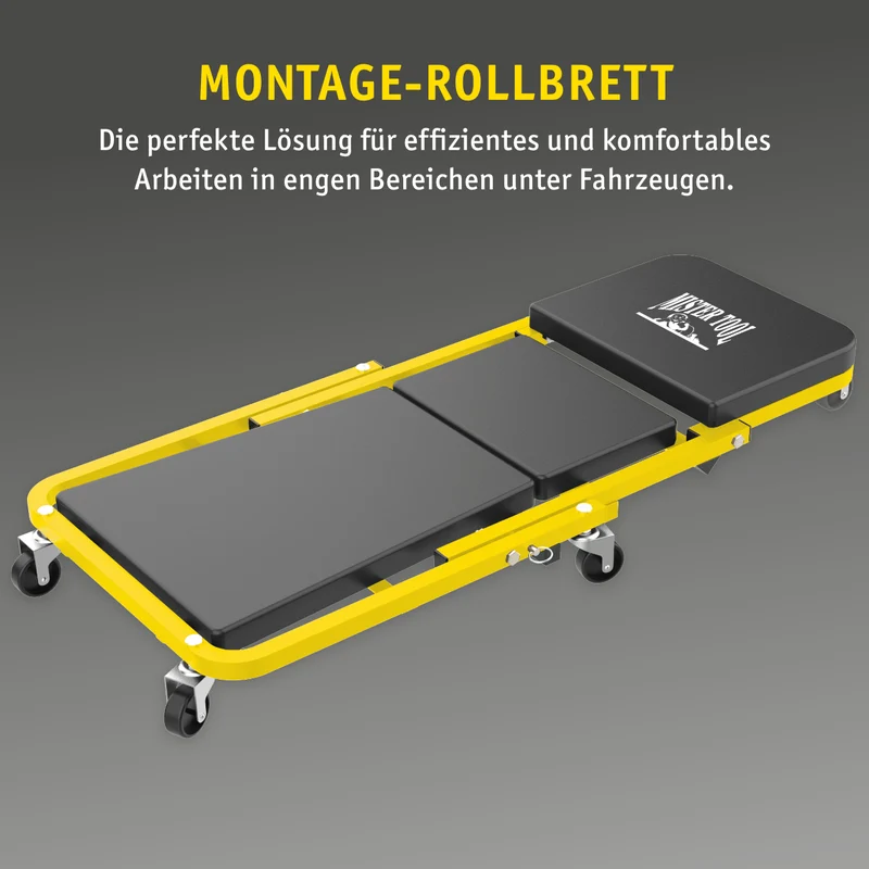 2-in-1 Montage Rollbrett / Werkstatthocker