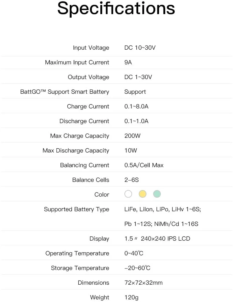 Q6 Nano 200W 8A ISDT Lipo Akku Balance Ladegerät Smart Digital Ladegerät für RC 2-6S Akku Batterien