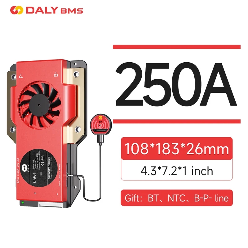 Daly smart bms Lifepo4 Li-ion 16S 48V 60V 250A bluetooth 32130221