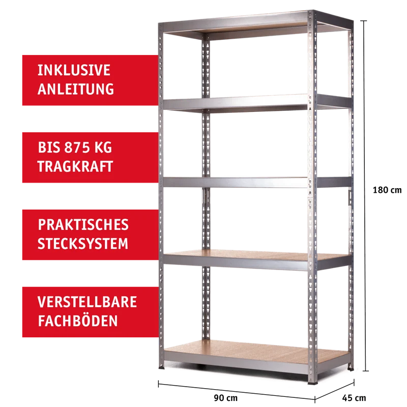 Schwerlastregal 875 kg