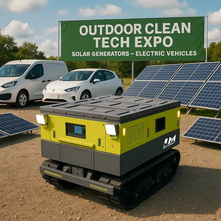 JM PortableGenerator Compatible Lithium Battery with Quick-Setup for Outdoor Event Power