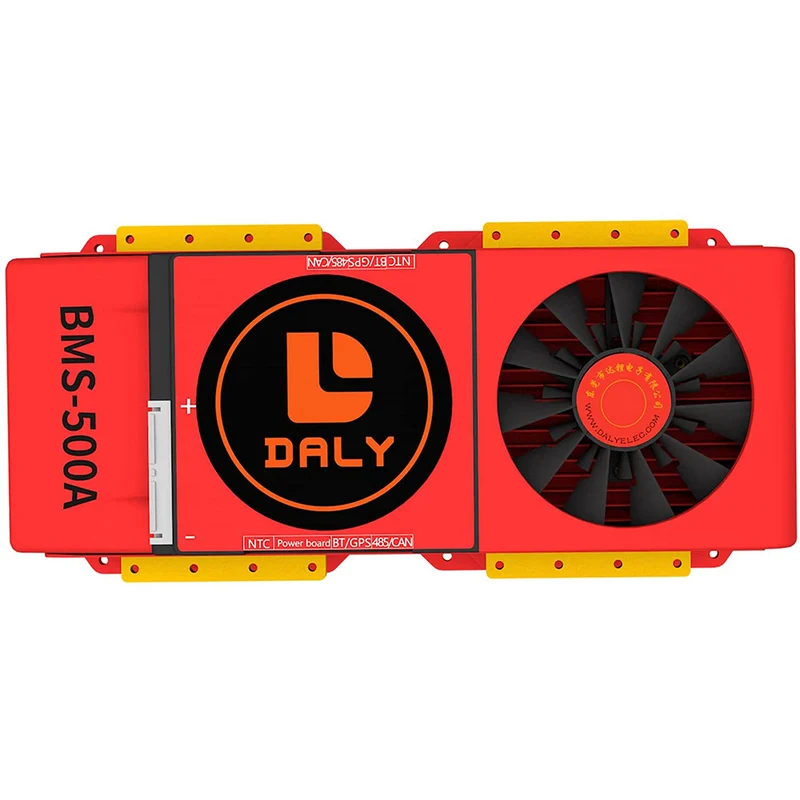 Daly smart bms Lifepo4 15S 48V 500A with Fan bluetooth 52 130 257