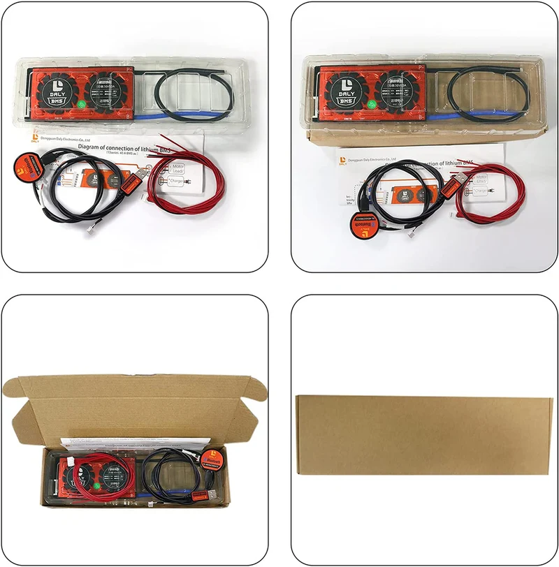 Daly smart bms Lifepo4 8S 24V 60A bluetooth 18 66 128