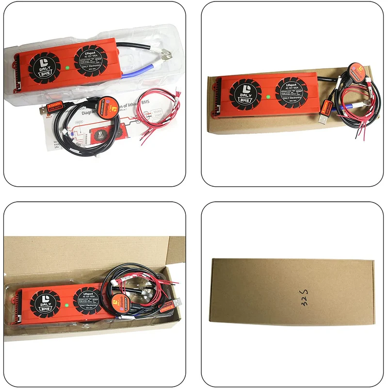 Daly smart bms Lifepo4 12S 36V 100A with Fan bluetooth 33 65 184