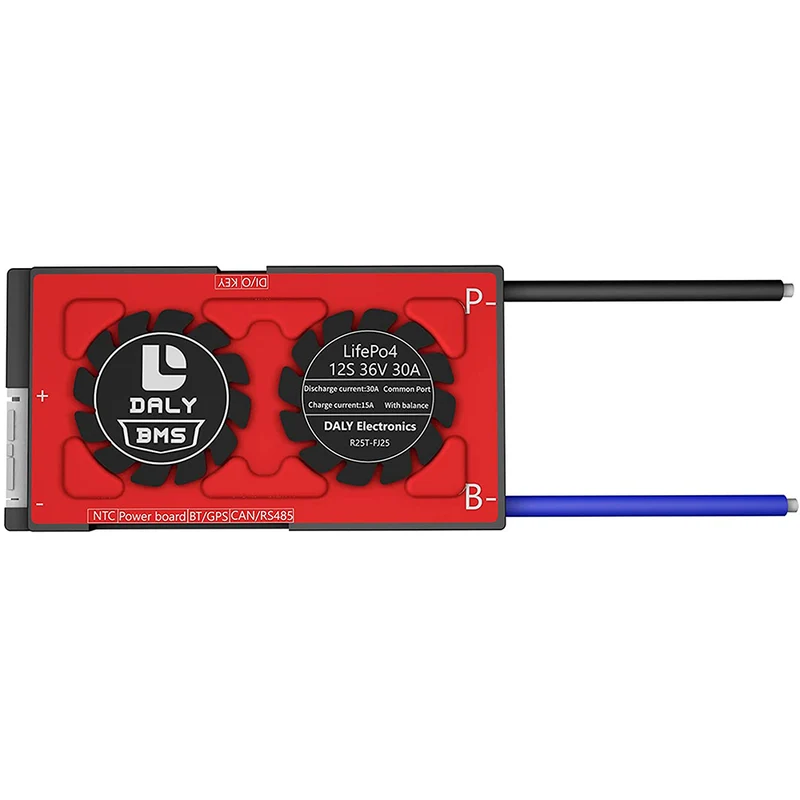 Daly smart bms Lifepo4 12S 36V 30A bluetooth 13 66 128