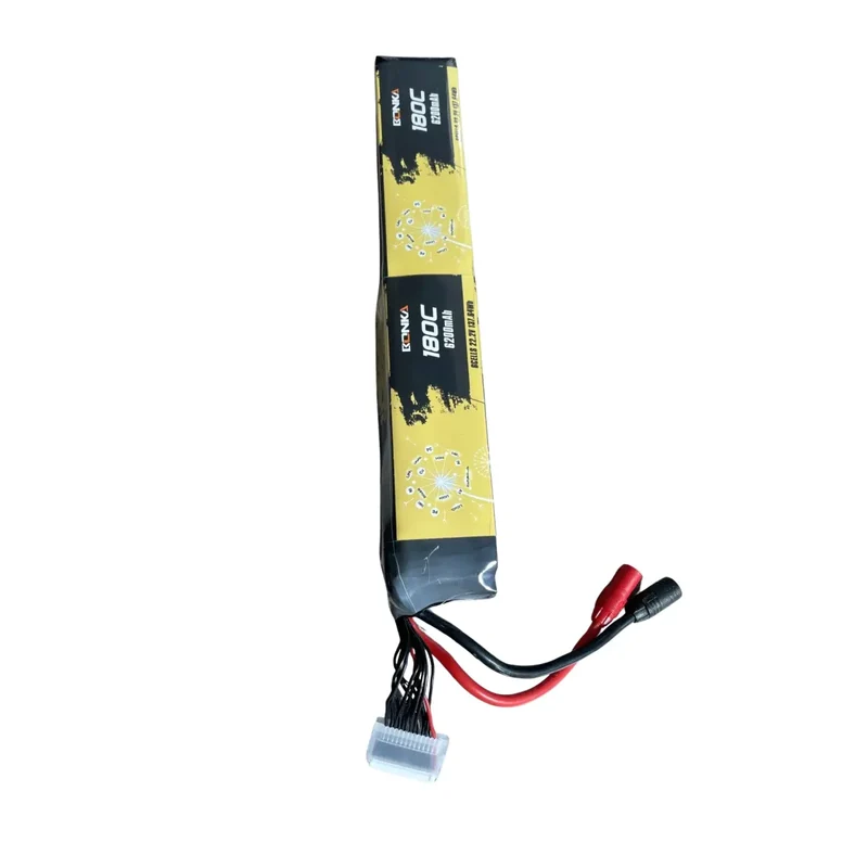 Bonka Lipo Akku 6200mAh 44,4V 12S 180C lang 13Pol Balancer AS150 Antiblitz