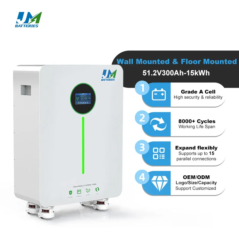 JM Super popular all over the world 48V 51.2V 300Ah 314Ah 15KWh 16KWh LiFePO4 Lithium Ion Battery Cell Solar Storage Battery