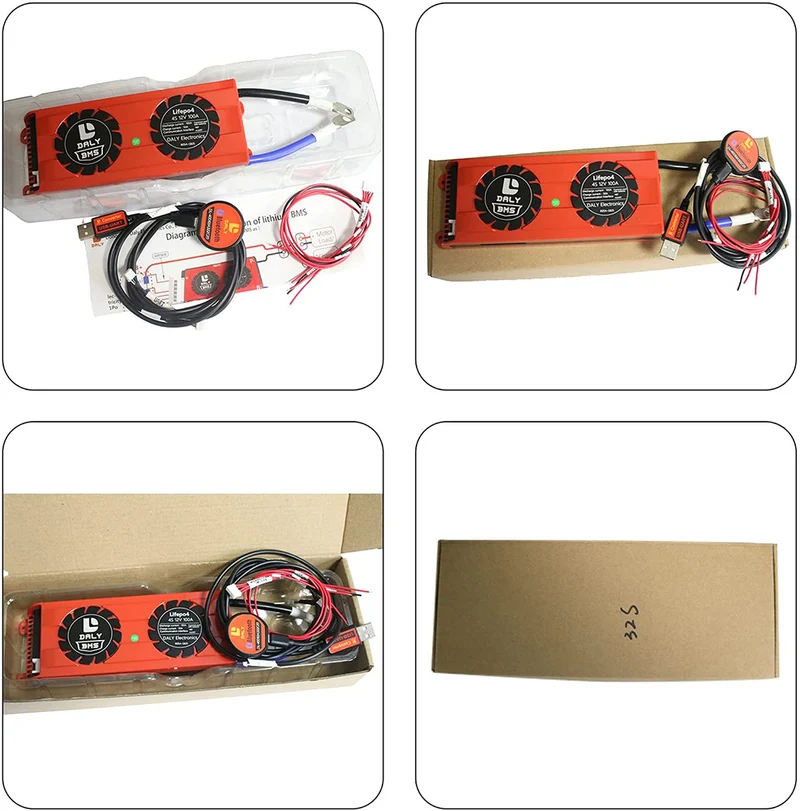 Daly smart bms Lion 3S 12V 100A FAN bluetooth BMS boardithium battery protection Board 3365184