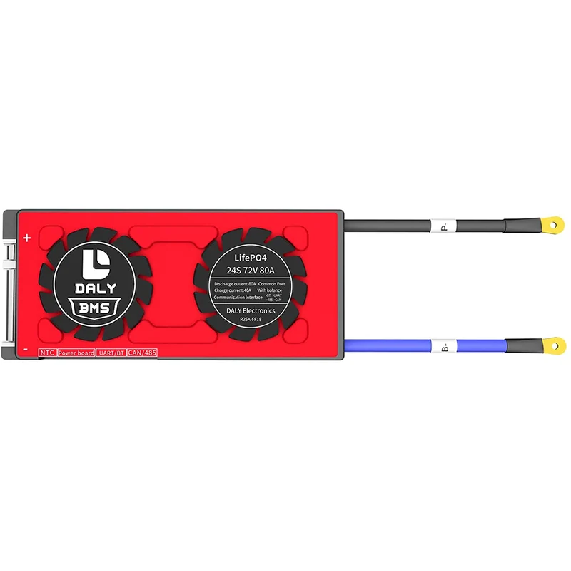Daly smart bms Lifepo4 24S 72V 80A bluetooth 19 66 150